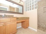 Updated Master Bathroom with Walk in Shower at 220 Evian